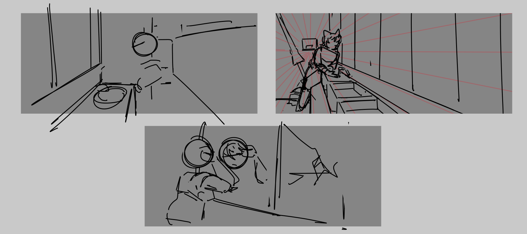 three thumbnails of fiore in a bathroom.