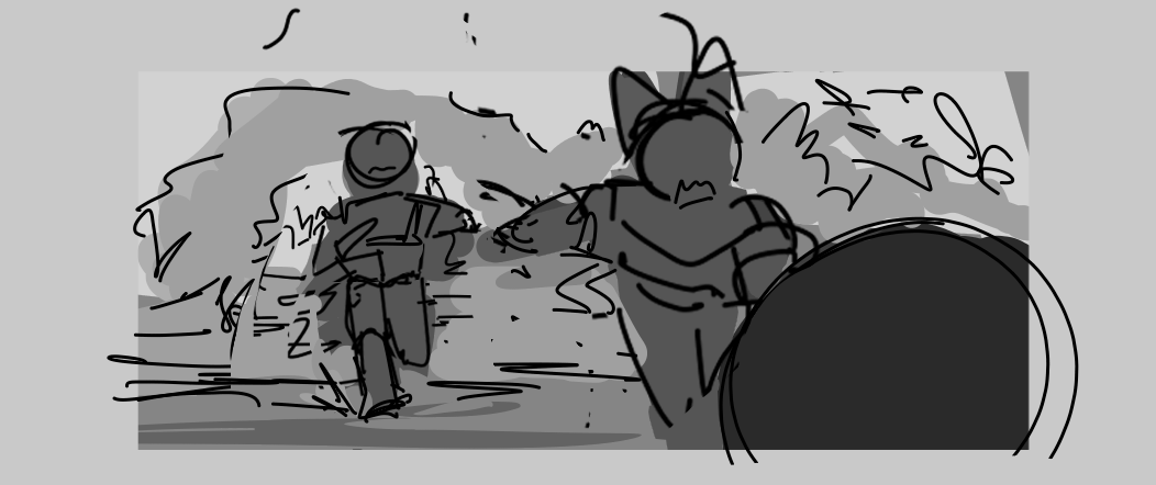 fiore and ethan chasing a beach ball.