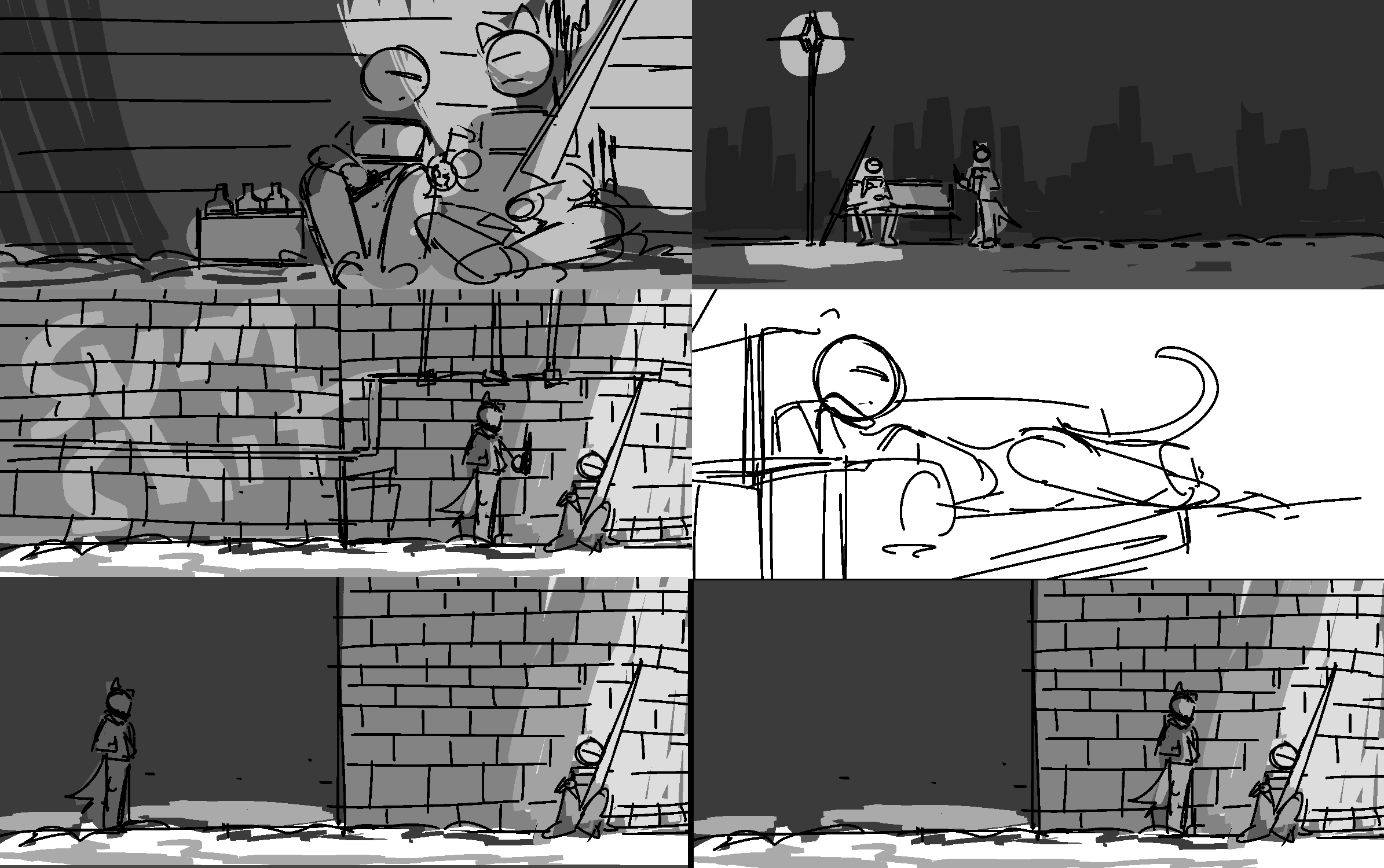 six thumbnails of ethan and fiore.